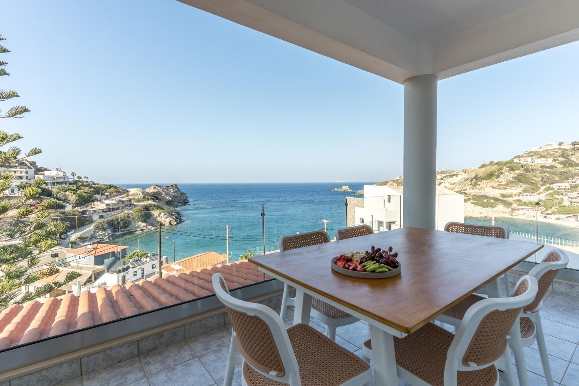 Amazing View Villa Aliki With Infinity Pool & Spa Ligaria  Bagian luar foto