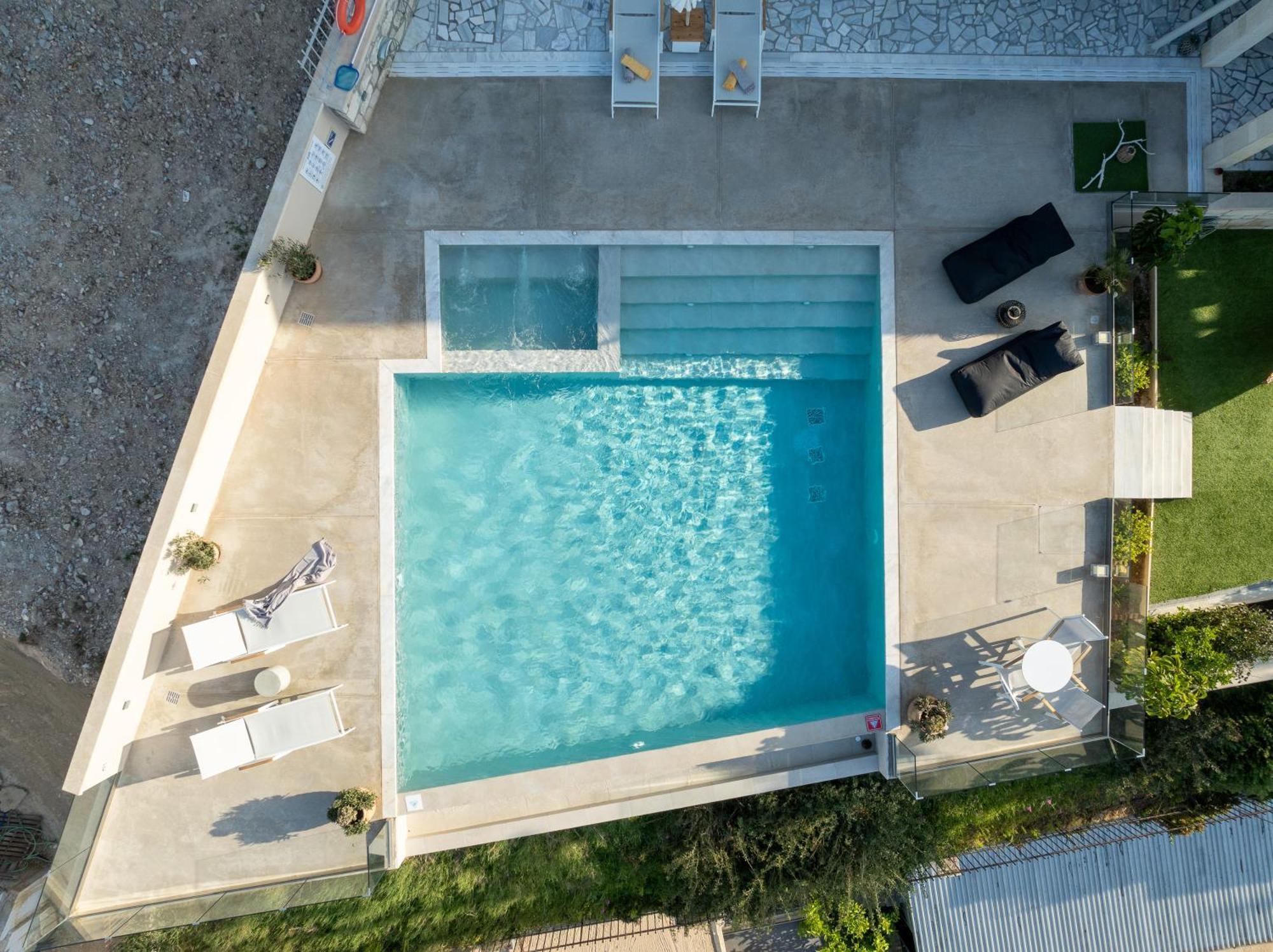 Amazing View Villa Aliki With Infinity Pool & Spa Ligaria  Bagian luar foto
