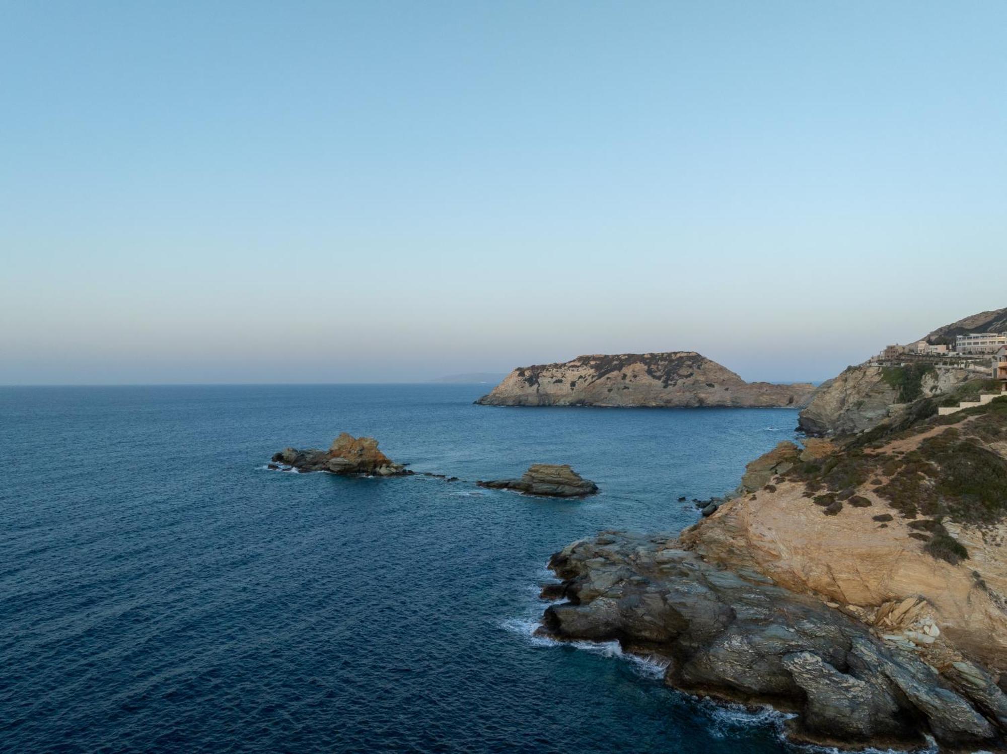 Amazing View Villa Aliki With Infinity Pool & Spa Ligaria  Bagian luar foto