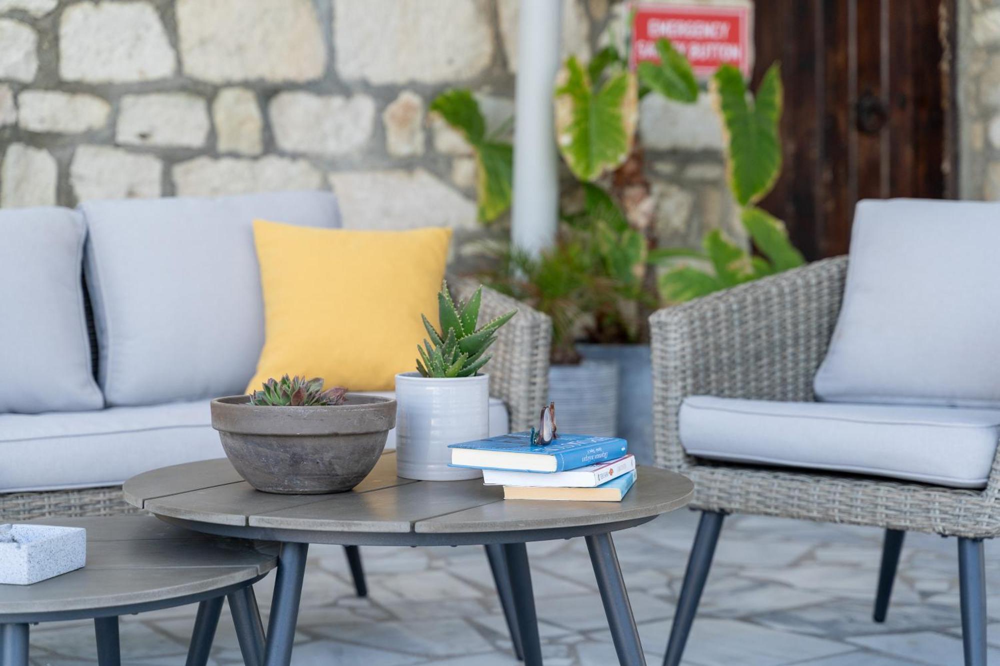Amazing View Villa Aliki With Infinity Pool & Spa Ligaria  Bagian luar foto